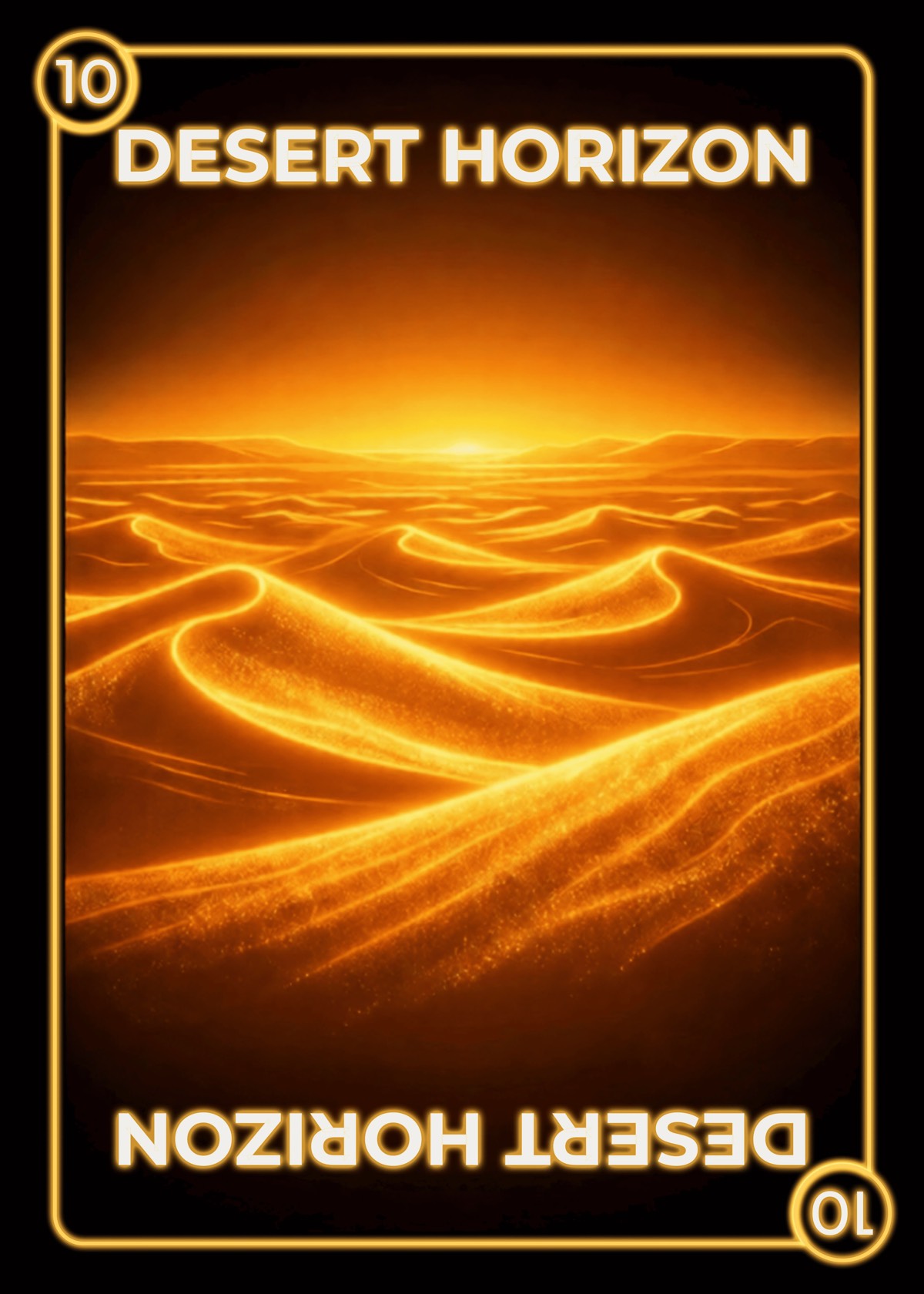 Desert Horizon card from Void Count new card game