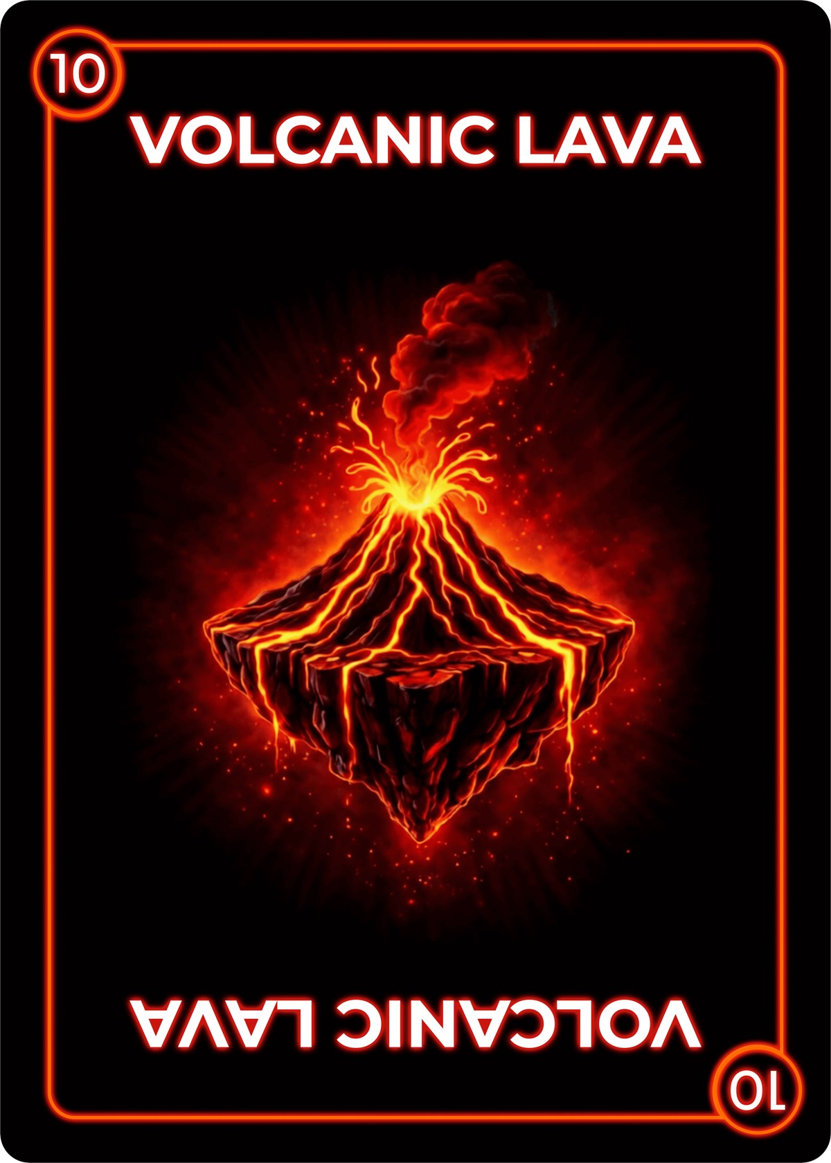 Volcanix Lava card from Void Count new card game
